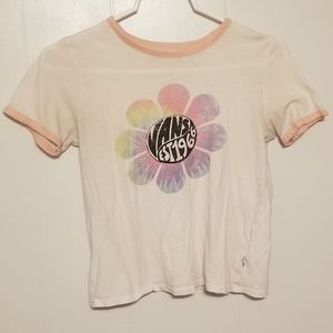New condition vans short sleeve crop t shirt